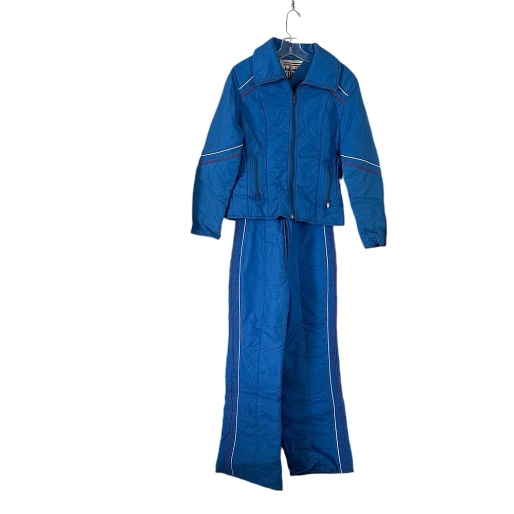 Vintage Jean Claude Killy Ski Jacket and Pants /Bibs set Ladies 1970s